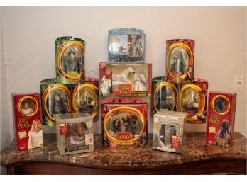 Lord Of The Rings Collectible Dolls In Original Boxes