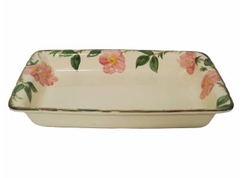 Vintage Franciscan Desert Rose Rectangular Microwave Baker - USA Backstamp