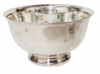 Vintage 7' Silver Plate Paul Revere Reproduction Bowl