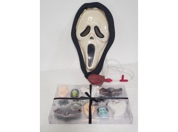 Halloween - New Packaging Of 12 Floating Candles & Scream Halloween Blood Mask