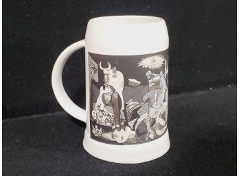 2000 Pablo Picasso Black & White Stein Mug - Made In Barcelona Spain