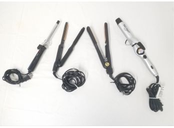 Curling Irons & Flat Irons: Andis, Tigi, Studio 35 Beauty & Gold-n-hot