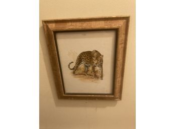 Turner Wall Accessory Mid Century Print From Wild Animals Series Signed