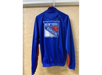 NY Rangers Carls Bank GIII Vintage Jacket Size Small