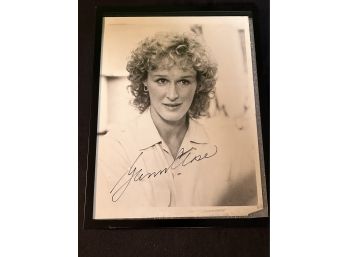 Celebrity Corner! Academy Award Nominated Glenn Close Autograph 8 X 10