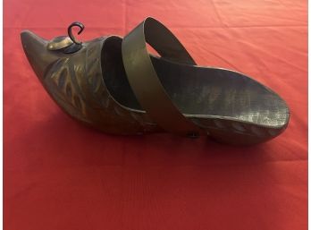 Vintage Sabot Women's Wooden Clog From Bretagne France 1952