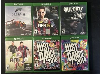 Lot Of Six Original XBOX One Games