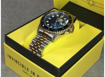 Fabulous Brand New $595  INVICTA Mens Two Tone PRO DIVER With Box / Papers - Fantastic Quality Piece !