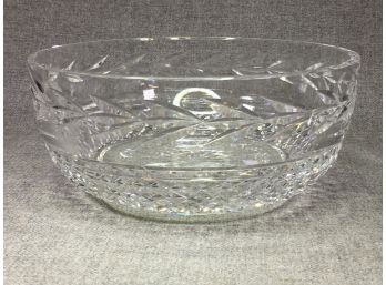 Fantastic WATERFORD Bowl - Very Elegant Etching - No Damage - Very Pretty Designs - Older Waterford Mark