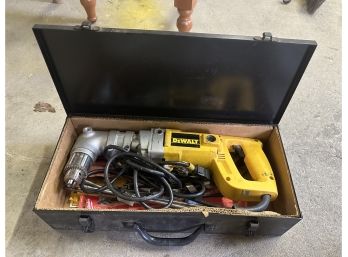 Working DeWalt DW120 Type 1, 1/2 Right Angle Drill 120V AC Only, 600 RPM.