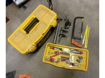 Voyager 19 Tool Box 11 Brakes, 10 Husky Wrenches, Puller, Hacksaw & Hacksaw Blades, Hammer.