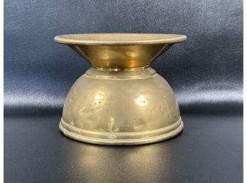 A Vintage Brass Spittoon By Manning Bowman