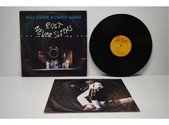Neil Young & Crazy Horse - Rust Never Sleeps With Lyrics Insert On Reprise Records