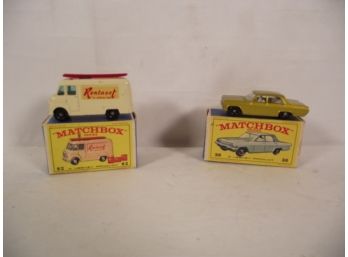 Lot Of Two (2) Vintage Matchbox Mint In Boxes - Lot 10