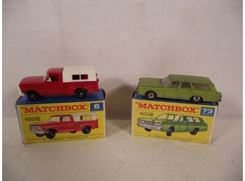 Lot Of Two (2) Vintage Matchbox Mint In Boxes - Lot 12