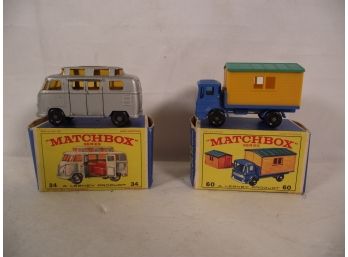 Lot Of Two (2) Vintage Matchbox Mint In Boxes - Lot 2