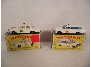 Lot Of Two (2) Vintage Matchbox Mint In Boxes - Lot 13