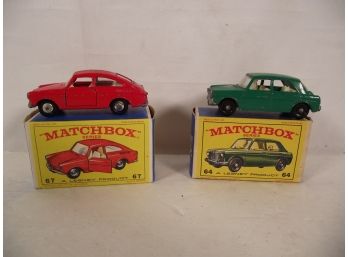 Lot Of Two (2) Vintage Matchbox Mint In Boxes - Lot 11