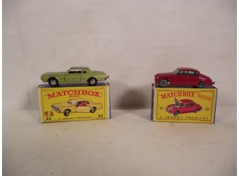 Lot Of Two (2) Vintage Matchbox Mint In Boxes - Lot 4