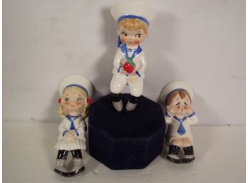 Vintage Lot Of Lefton's Sailors