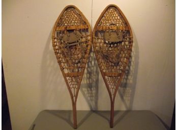 Vintage Large Waffle Snowshoes