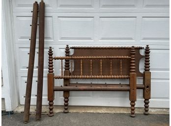 Antique Wooden Rope Bed