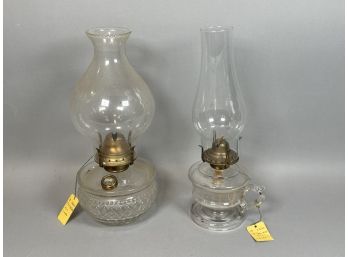 Antique Pattern & Finger Oil Lamps