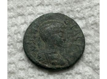 Ancient Roman Bronze Coin- Circa 100 A.D.