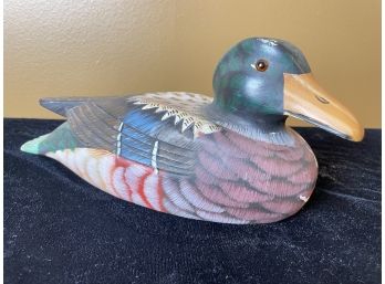 Hand Painted Wood Duck Decoy