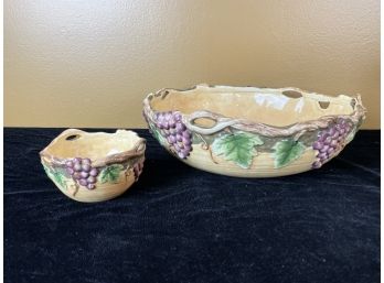 Pacific Rim Hand Painted  Pottery Bowls