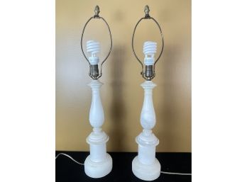 Pair Of Vintage Beside Table Lamps
