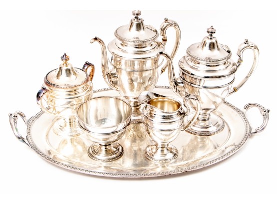 Fine Vintage Reed & Barton Silver-plate Tea And Coffee Service