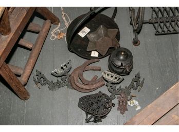 Group Antique Iron Items