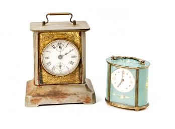 Two Antique Table Clocks