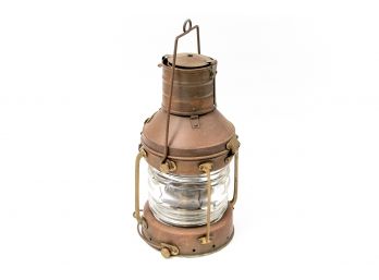 Antique Ship's Oil Lantern