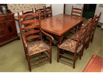 Vintage Maple Dining Table And Chairs