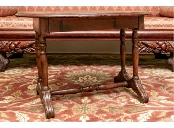Late 19th C. Cottage Pine Low Table