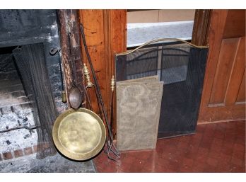 Vintage And Antique Metal Fireplace Tools And Equipment