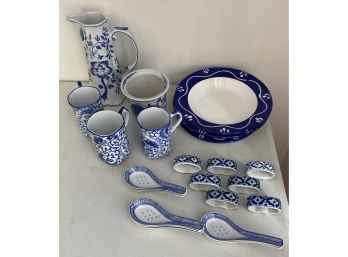 Blue And White Dishware