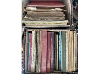 Two Boxes Of Vintage Sheet Music