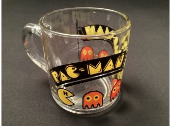 1982 Glass Pac-Man Mug Pac Man