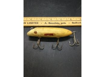 South Bend Bass-oreno Glass Eyed Vintage Wooden Fishing Lure