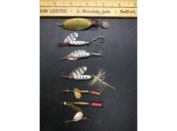 Vintage Fishing Lures Lot Of 7