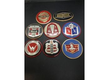 1950s Wheaties Cereal Auto Emblems Set Of 8