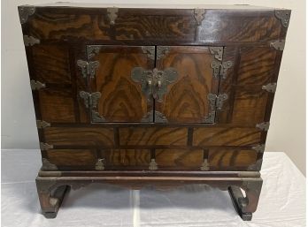Diminutive Two Part Campaign Chest Ca. 1950s