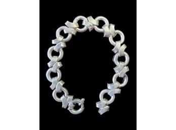 Vintage Sterling Silver Linked Bracelet