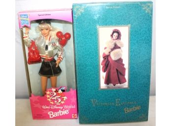 Two Vintage Barbie Dolls In Boxes