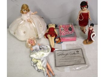 Lot Of Misc Items Dolls Keychains Etc