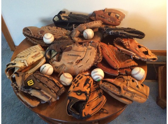 Baseball Mitt Collection