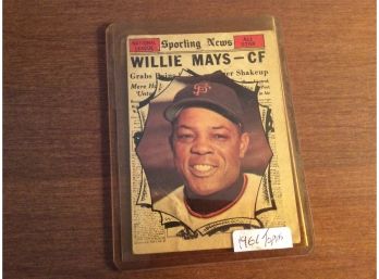 WILLIE MAYS Rare Collector Card